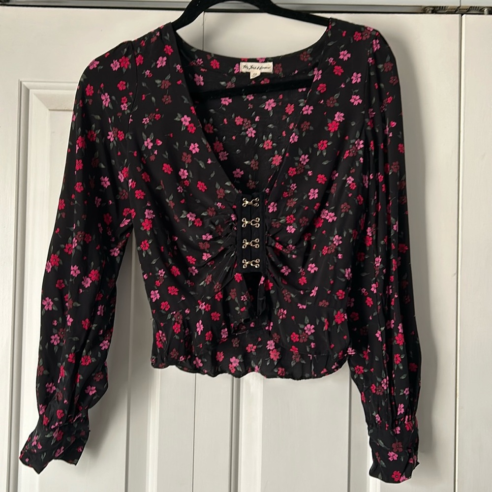 For Love And Lemons Floral Top